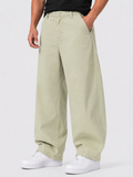 BEIGE BALLON FIT GABARDINE Pant