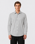 DARK GRAY STRIPED SHIRT