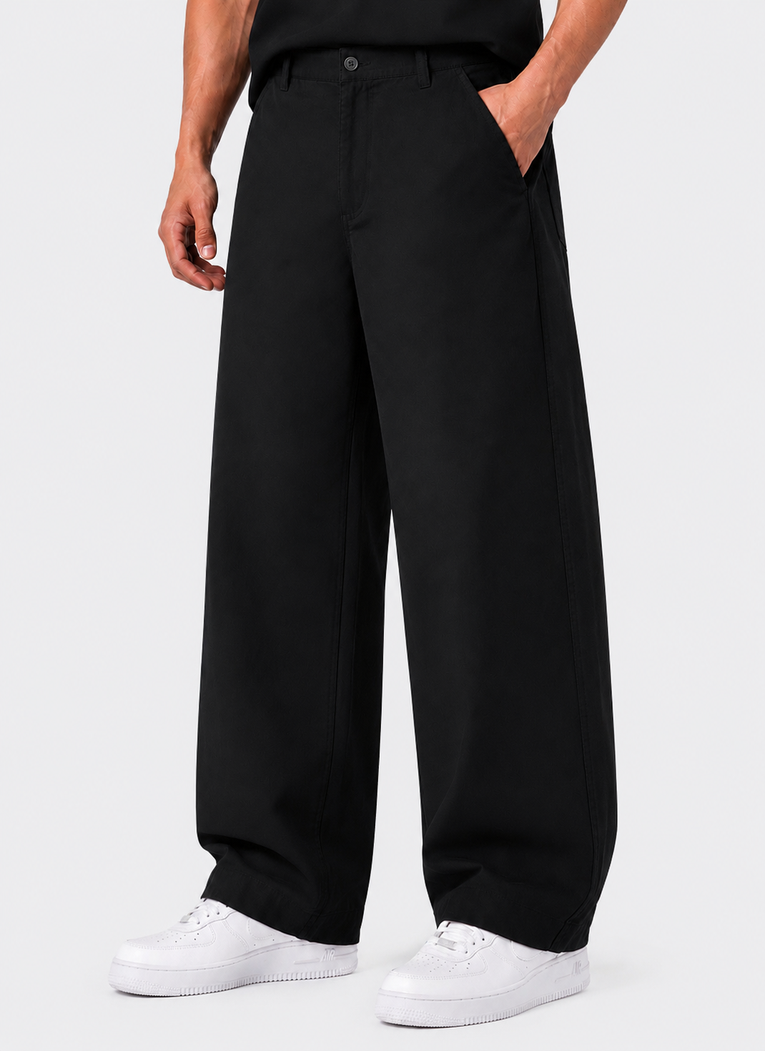 BLACK BALLON FIT GABARDINE Pant