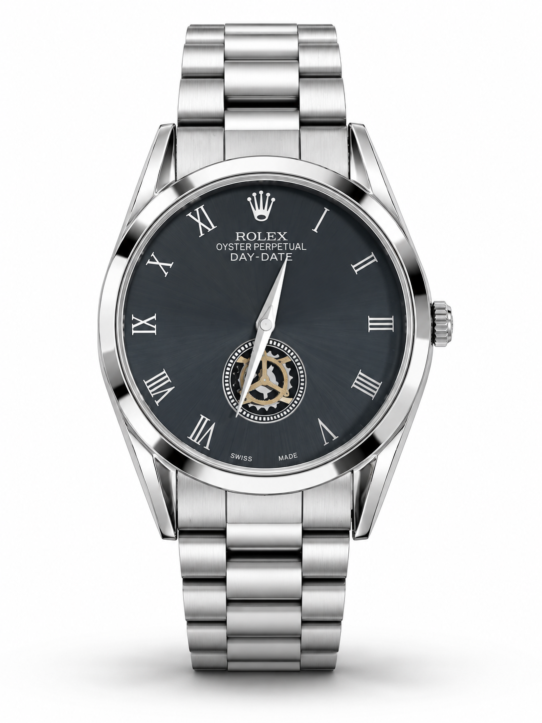 ROLEX SILVER X BLACK