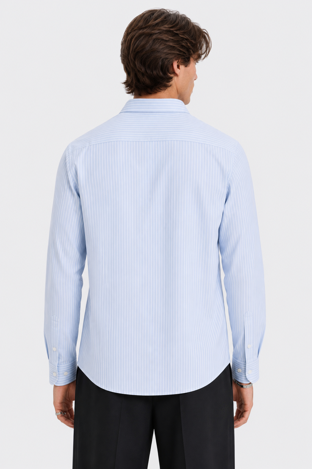 STRIPED BABY BLUE SHIRT