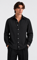 STRIPED BLACK SHIRT
