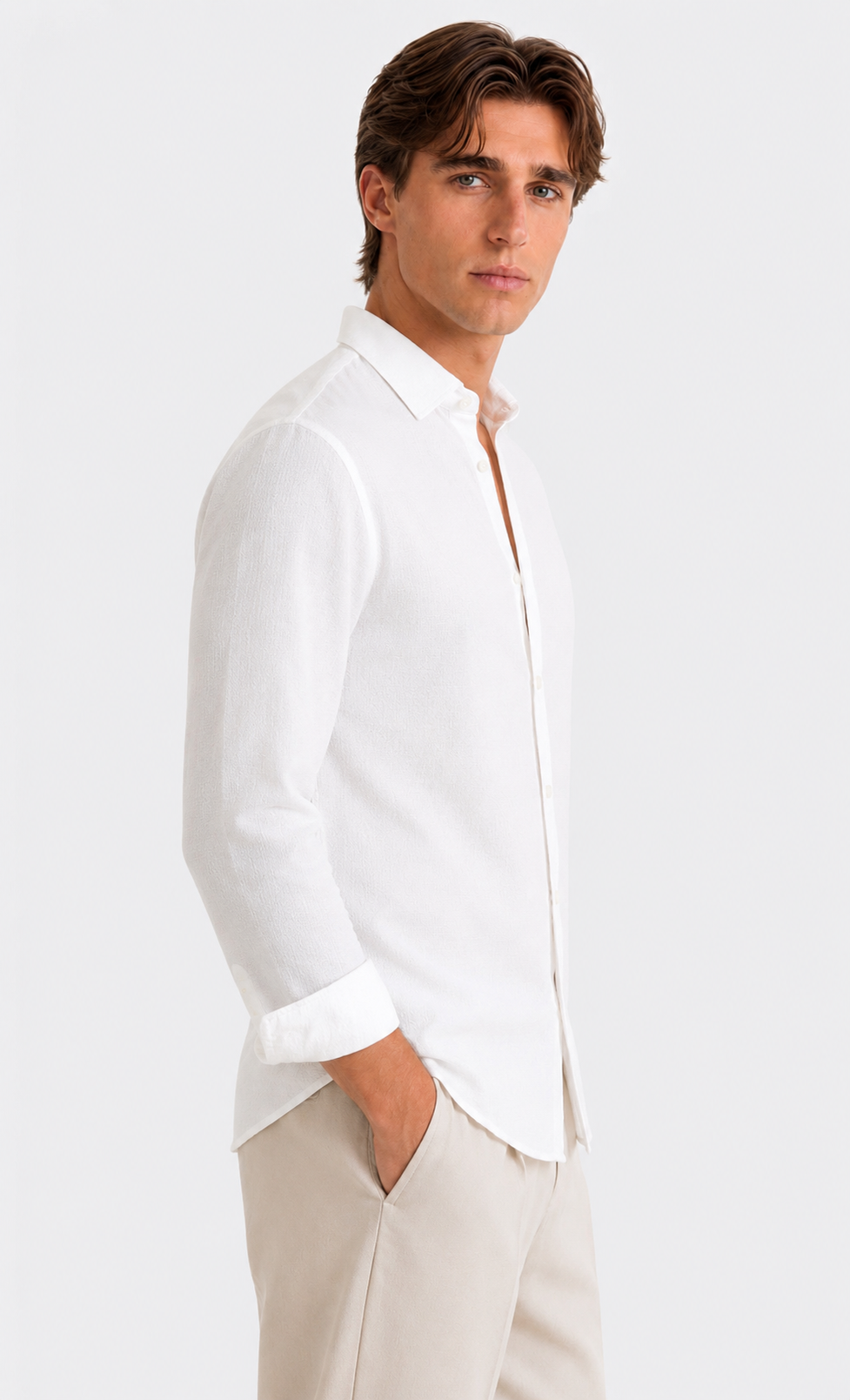 SOLID WHITE SHIRT